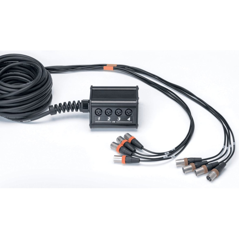 BOITIER XLR 8 VOIES 15 METRES - CORDIAL
