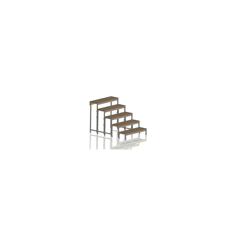 MARCHE 40cm POUR ESCALIER FIXE SUR PRATICABLE PRA-R21  ASD