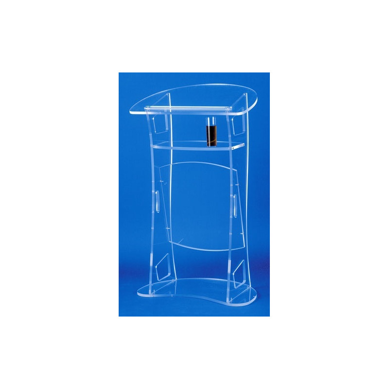 PUPITRE DISCOURS PRO AVEC FRONTON EN PVC