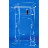 PUPITRE DISCOURS PRO AVEC FRONTON EN PVC
