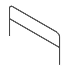 GARDE CORPS 2M x 1M POUR PRATICABLE ASD