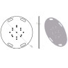 EMBASE LOURDE RONDE POUR STRUCTURE