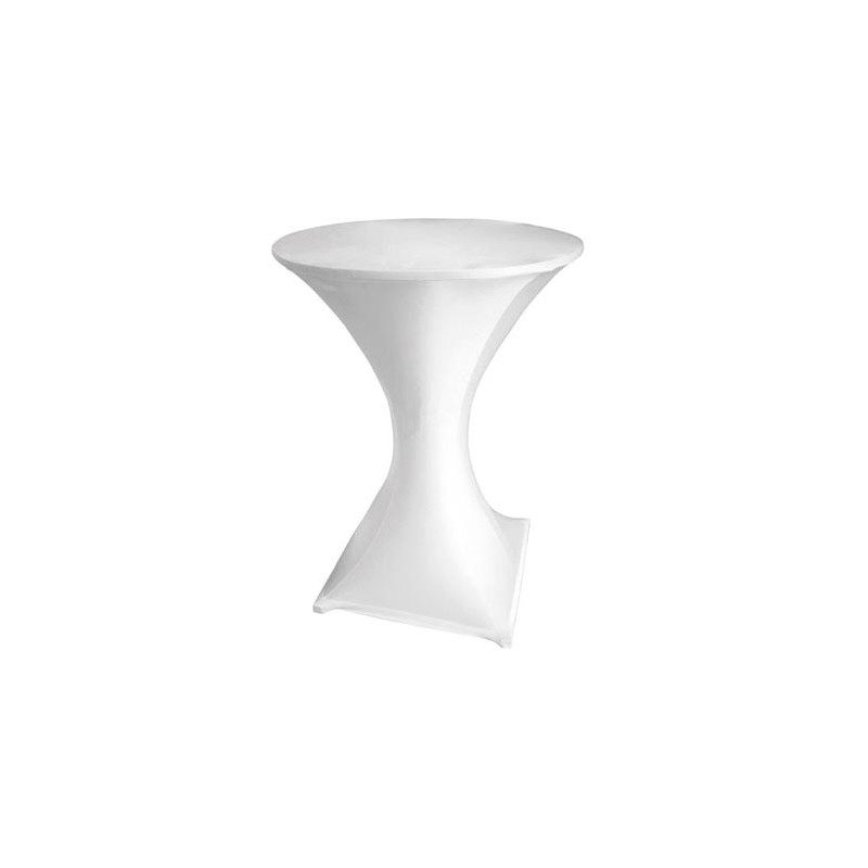 HOUSSE EN STRETCH BLANC POUR MANGE DEBOUT LORMD84 