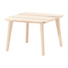 TABLE BASSE PLEQUE FRENE 70X70X50cm