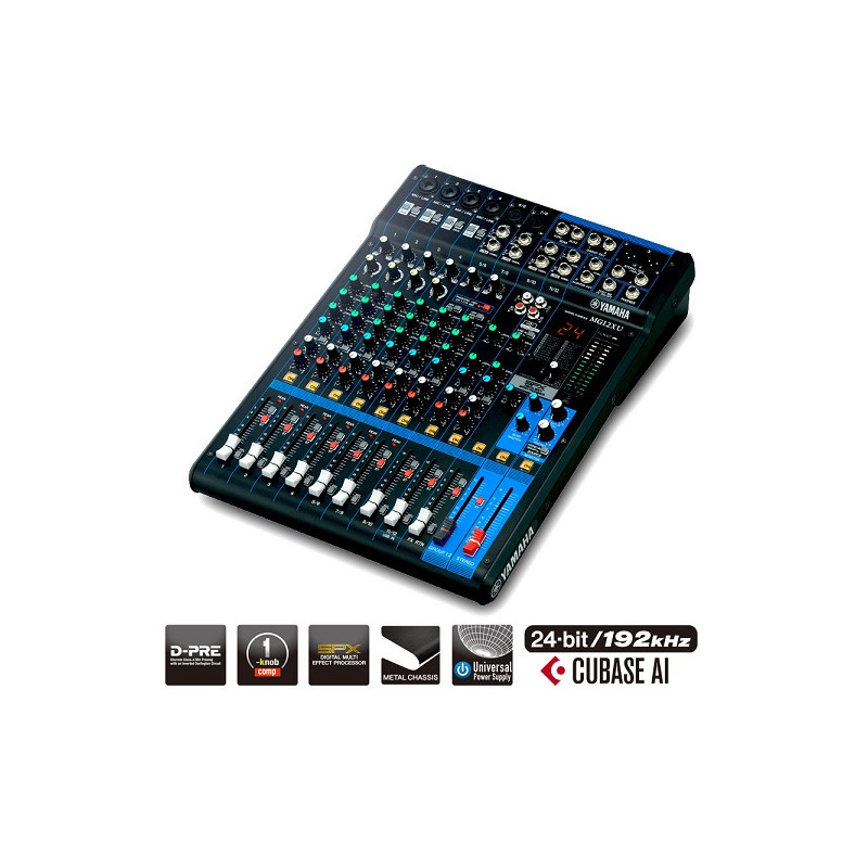 CONSOLE ANALOGIQUE 12 CANAUX AVEC EFFETS YAMAHA