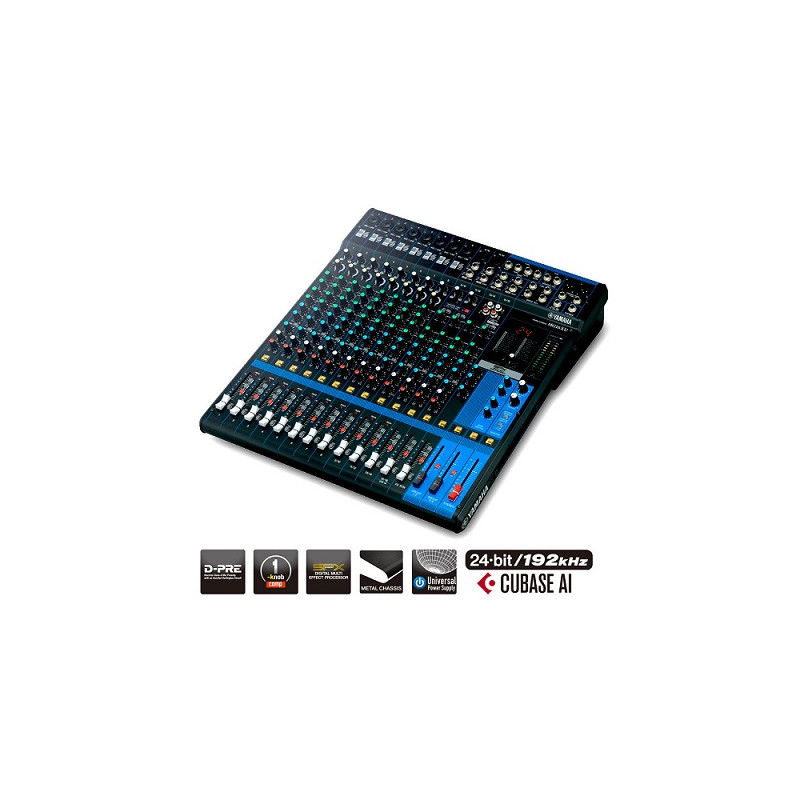 CONSOLE ANALOGIQUE 16 CANAUX AVEC EFFETS YAMAHA