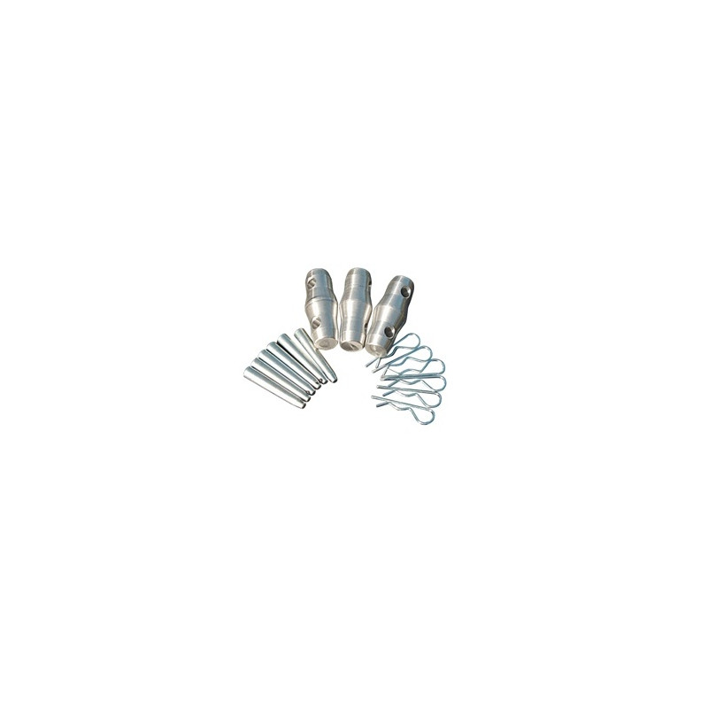 KIT DE JONCTION MX290 : 3 MANCHONS + 6 GOUPILLES + 6 CLAVETTES
