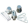 KIT EMBASE : 3 DEMI-MANCHONS + 3 VIS + 3 CONES + 3 GOUPILLES
