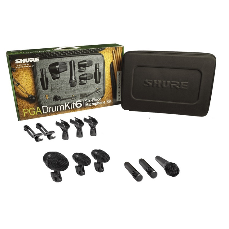 MALETTE 6 MICROS BATTERIE SHURE