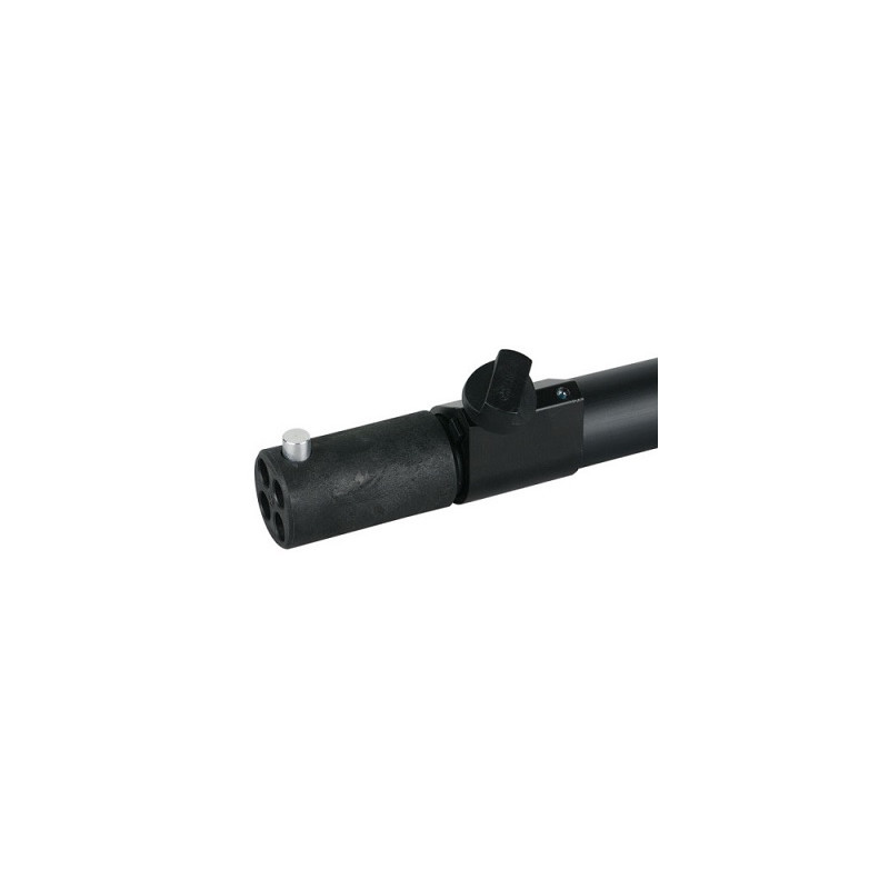 TUBE TELESCOPIQUE 2 VOIES 120 A 180 CM NOIR WENTEX