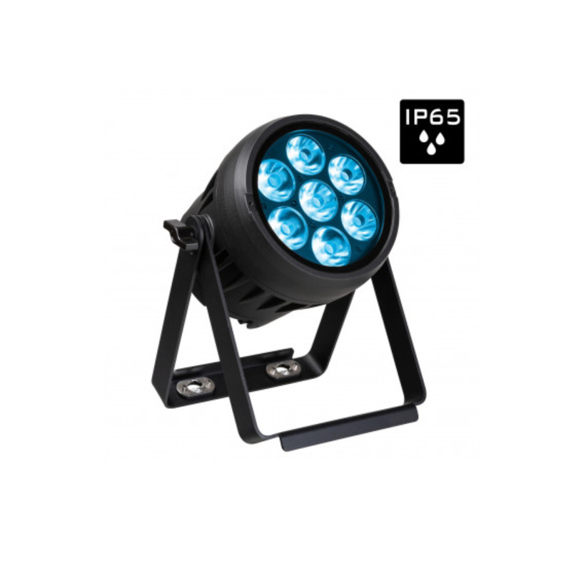 PROJECTEUR LED ETANCHE 7X15W RGBL SUR BATTERIE IP65 BRITEQ