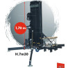PIED A TREUIL HAUT 7.30 M CHARGE MAX 300 KG ASD